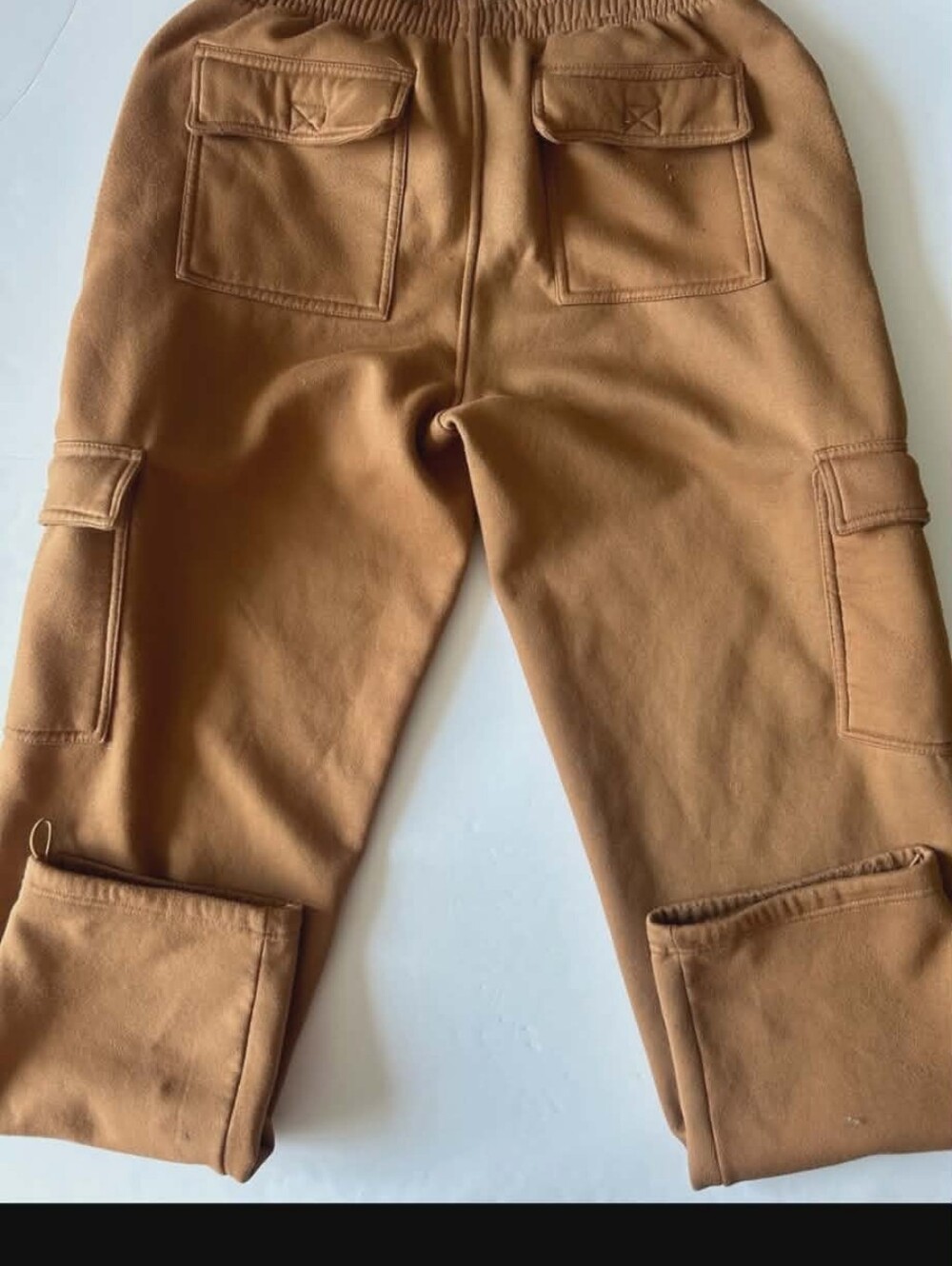 Casual Cargo Jogger Pants - Camel 2XLT
